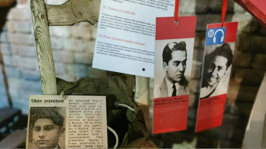 Foto aus dem Roma-Museum in Brno